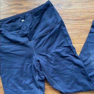 Navy ankle length workout legging